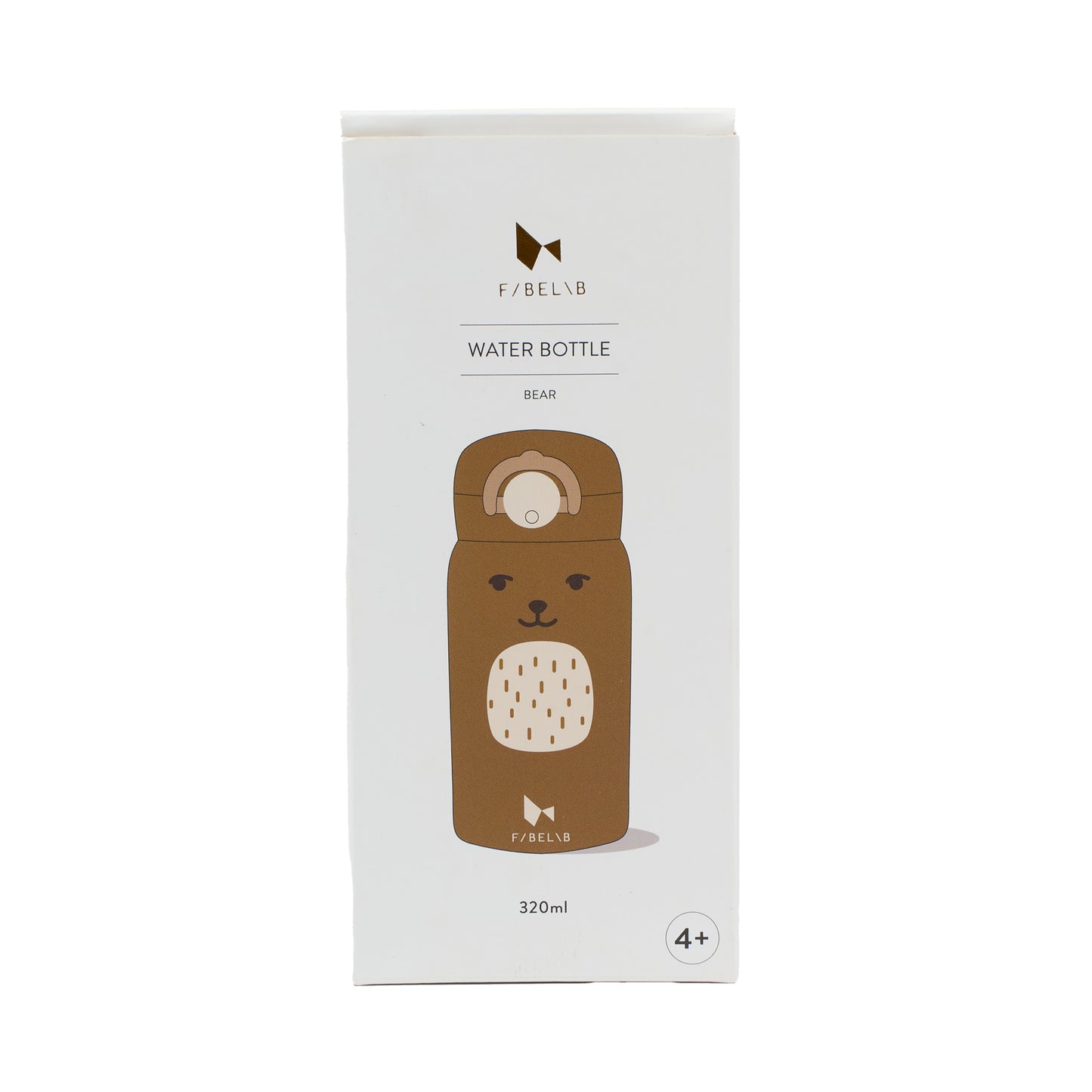 FABELAB Small Water Bottle "Bear" 320ml