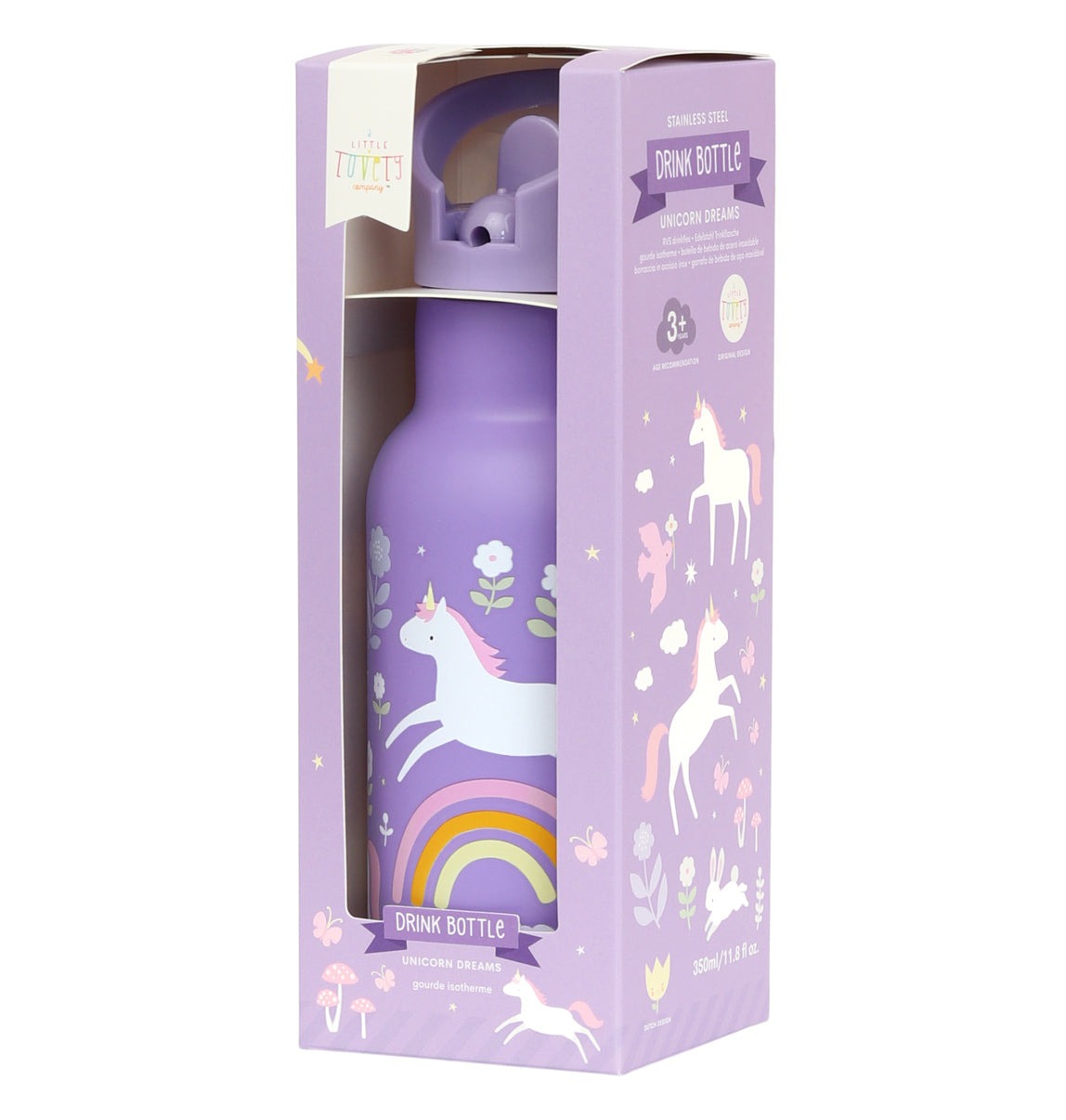 ALLC Stainless steel drink bottle: Unicorn Dreams