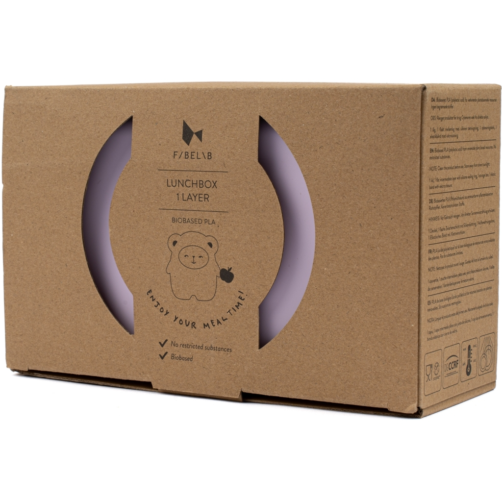 Fabelab Lunchbox 1 layer - Lilac- PLA