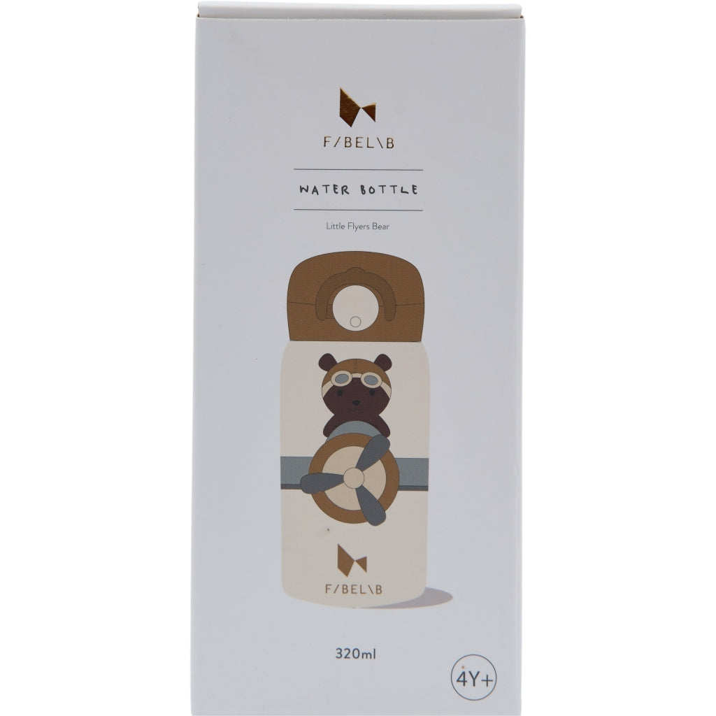 FABELAB Small Water Bottle - Little Flyers Bear 320ml