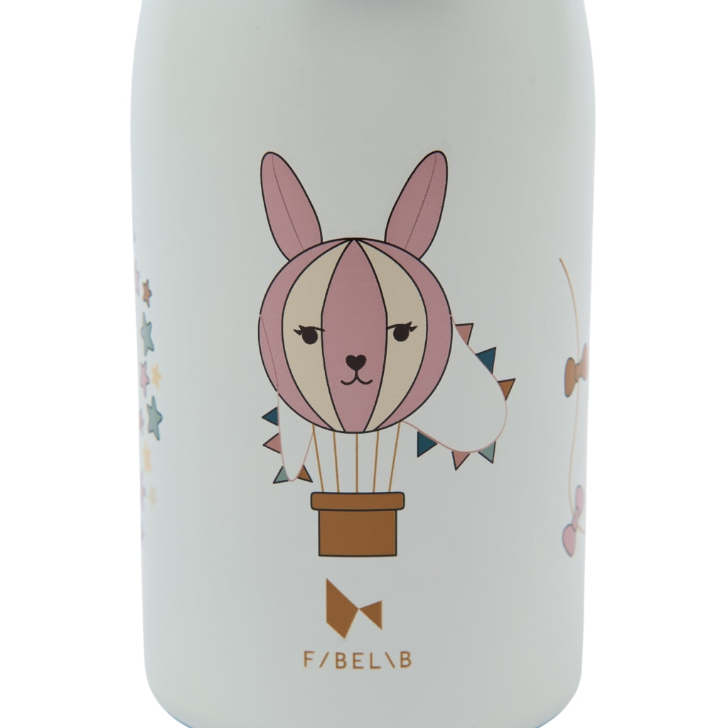 FABELAB Small Water Bottle - Little Flyers Bunny 320ml