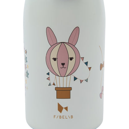 FABELAB Small Water Bottle - Little Flyers Bunny 320ml