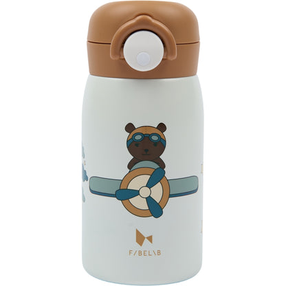 FABELAB Small Water Bottle - Little Flyers Bear 320ml
