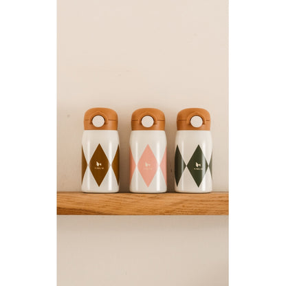 FABELAB Small Water Bottle - HARLEKIN Wood Thrush 320ml