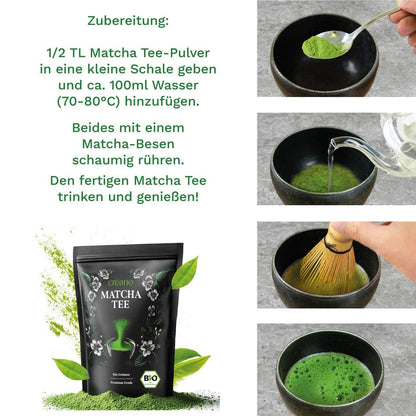 Creano organic matcha tea 100g - premium quality