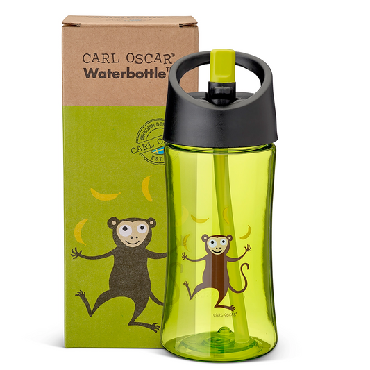 Carl Oscar Water Bottle Kids 0.35 L - Monkey Lime