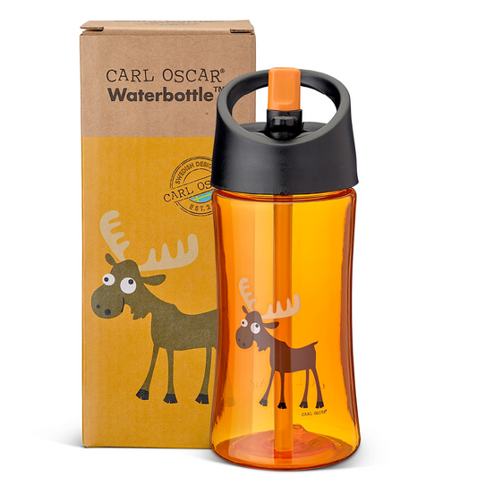 Carl Oscar Water Bottle Kids 0.35 L - Moose Orange