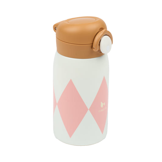 FABELAB Small Water Bottle - HARLEKIN ASH ROSE 320ml