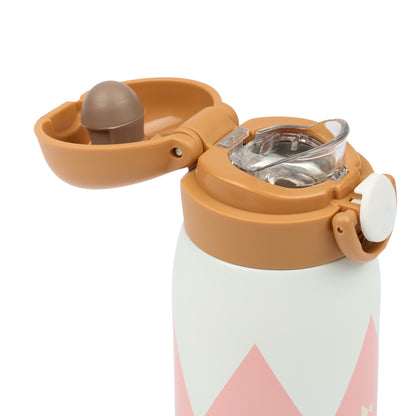 FABELAB Small Water Bottle - HARLEKIN ASH ROSE 320ml