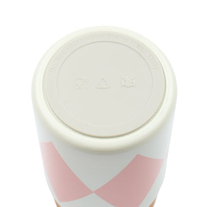 FABELAB Small Water Bottle - HARLEKIN ASH ROSE 320ml