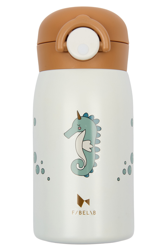 FABELAB Small Water Bottle "Seahorse" 320ml