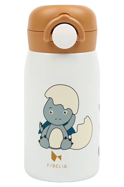 FABELAB Small Water Bottle - Dinoland Blue 320ml