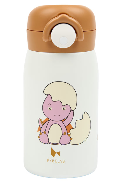 FABELAB Small Water Bottle - Dinoland Rose 320ml