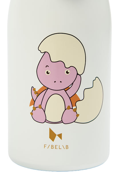 FABELAB Small Water Bottle - Dinoland Rose 320ml