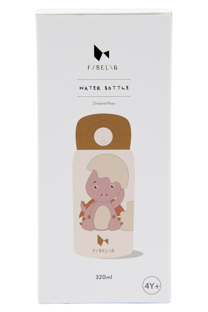 FABELAB Small Water Bottle - Dinoland Rose 320ml