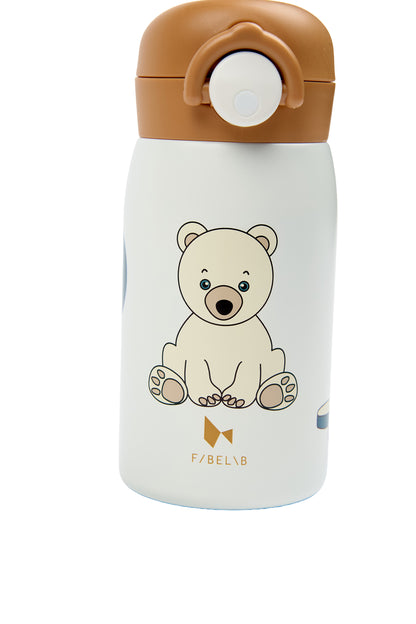 FABELAB Small Water Bottle - Polar Bear 320ml