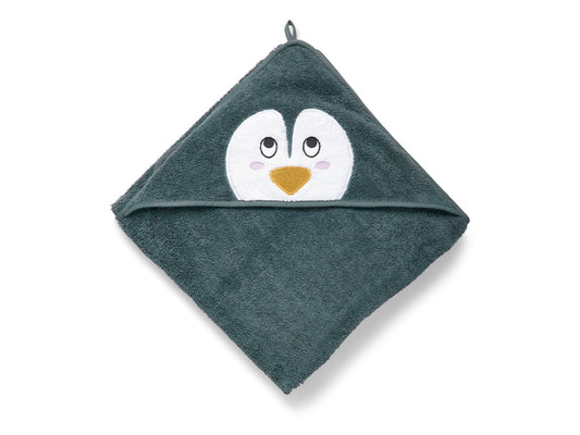Nuuroo Aki hooded junior towel - Penguin