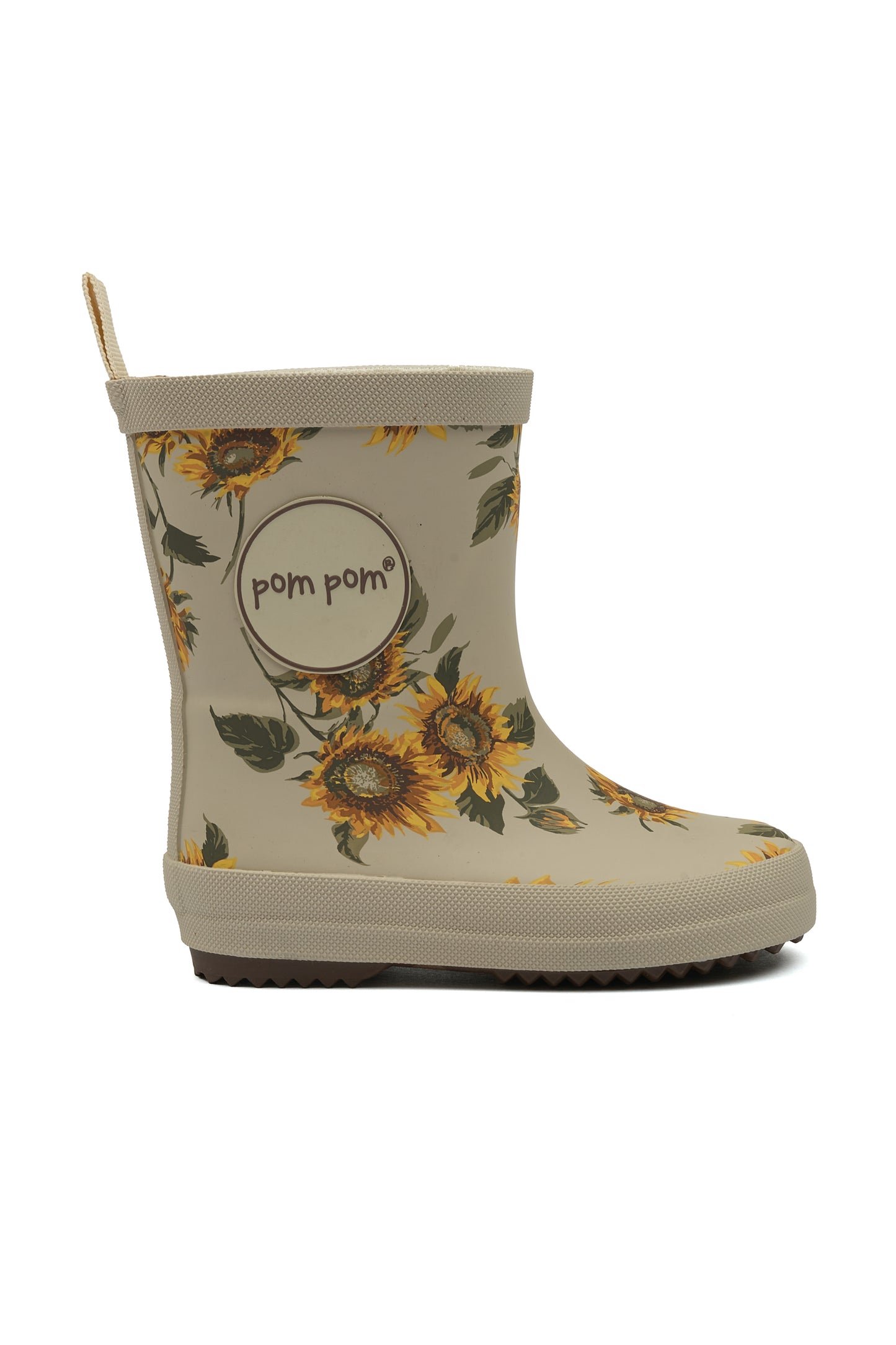 Luxkids - POM POM GUMBOOTS™ AOP - SUNFLOWER