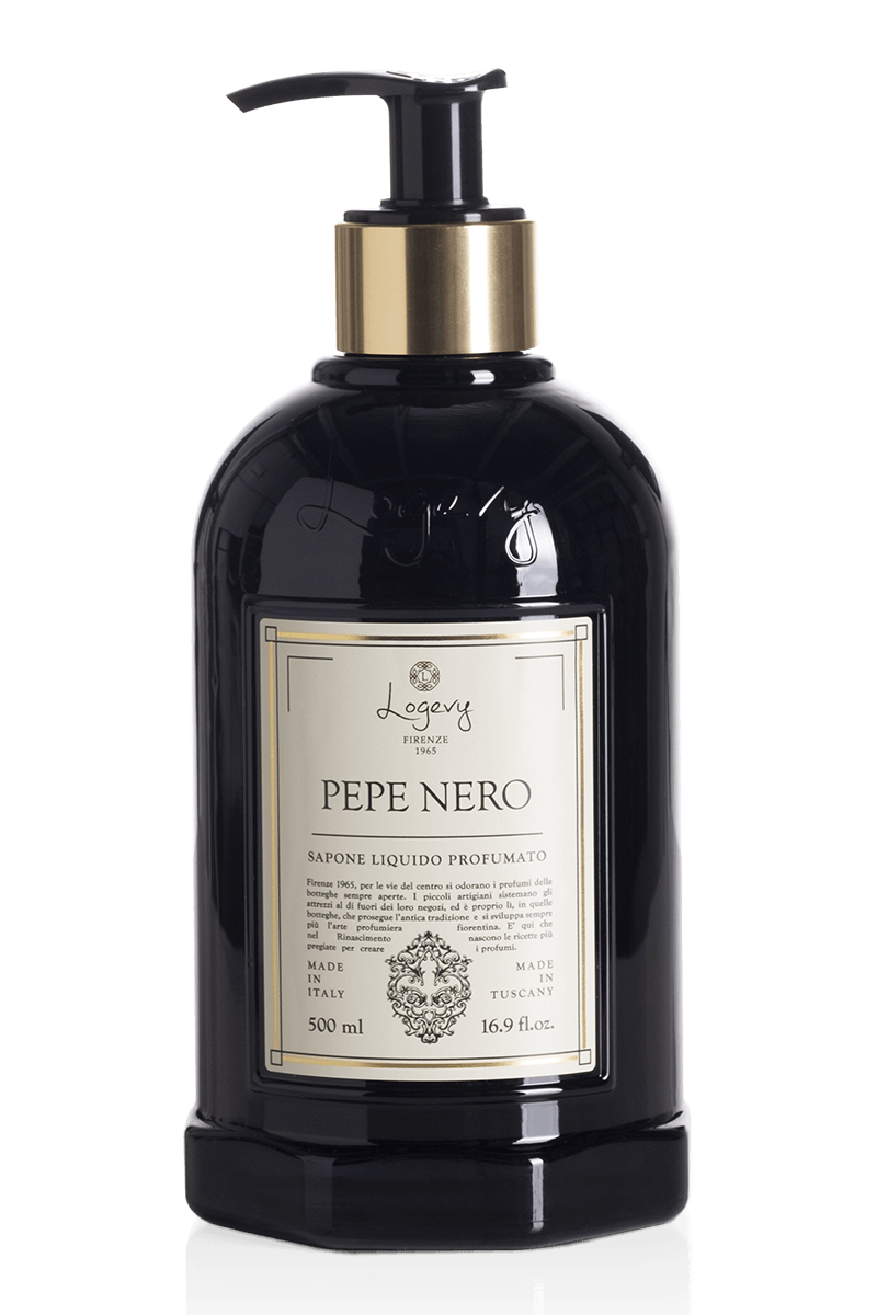 Logevy Liquid Soap – Black Pepper Elegance 500ml