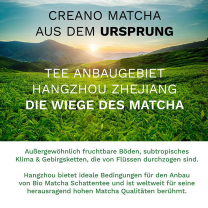 Creano organic matcha tea 100g - premium quality