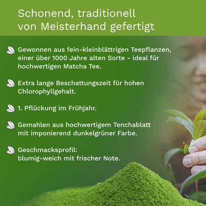 Creano organic matcha tea 100g - premium quality