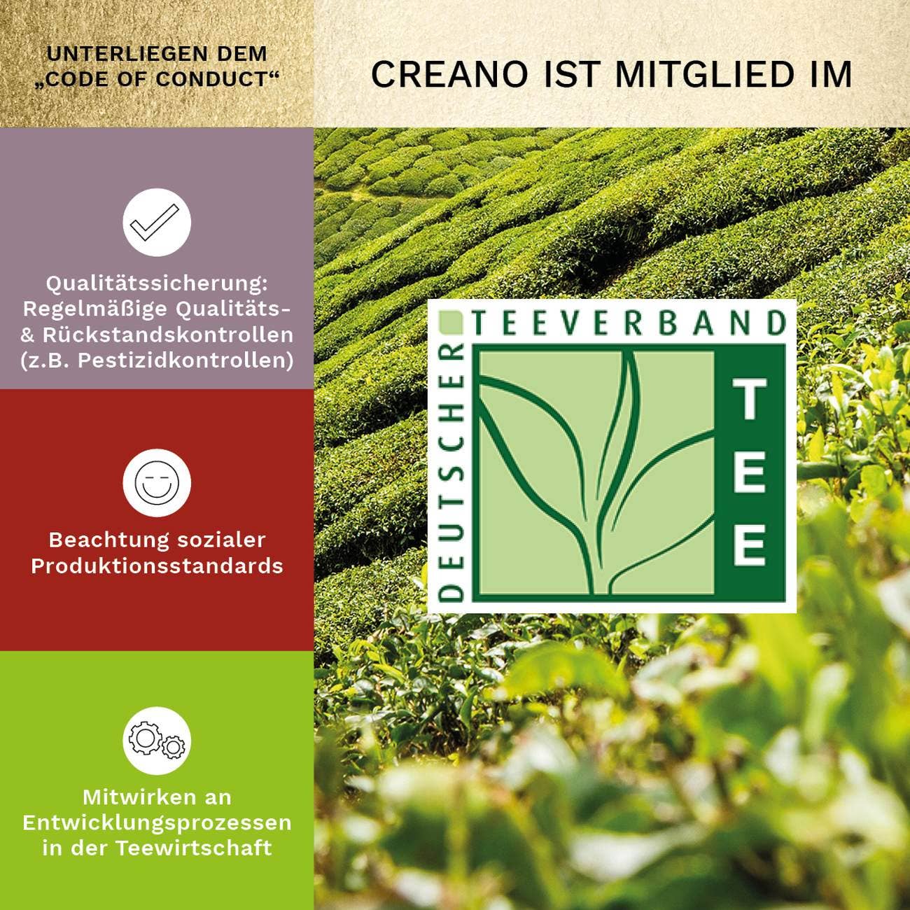 Creano Blooming Tea Mix – 6 Varieties of White, Green & Black Tea | Handcrafted Flowering Tea Gift Set