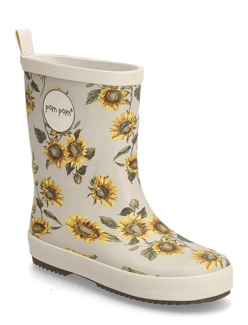 Luxkids - POM POM GUMBOOTS™ AOP - SUNFLOWER