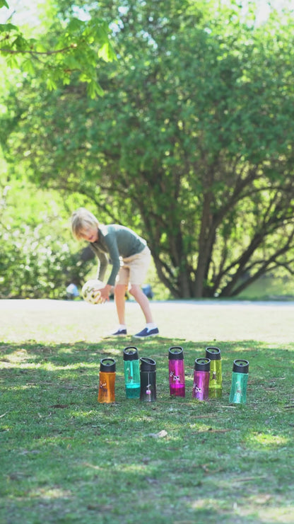 Carl Oscar Water Bottle Kids 0.35 L - Monkey Lime