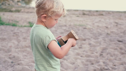 Carl Oscar Water Bottle Kids 0.35 L - Monkey Lime